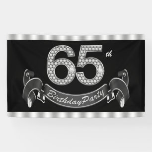 Banderoles 65e fête d'anniversaire