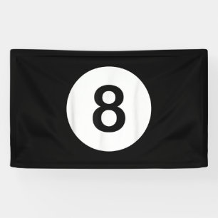 Banderoles 8 Ball pool Hall Tees, poison de Shark Lover