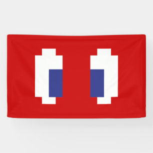 Banderoles 8 bits Pixel Manga Eyes