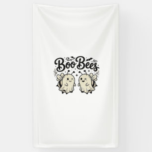 Banderoles Abeilles Bouh Design de Fantôme d'Halloween Vintag