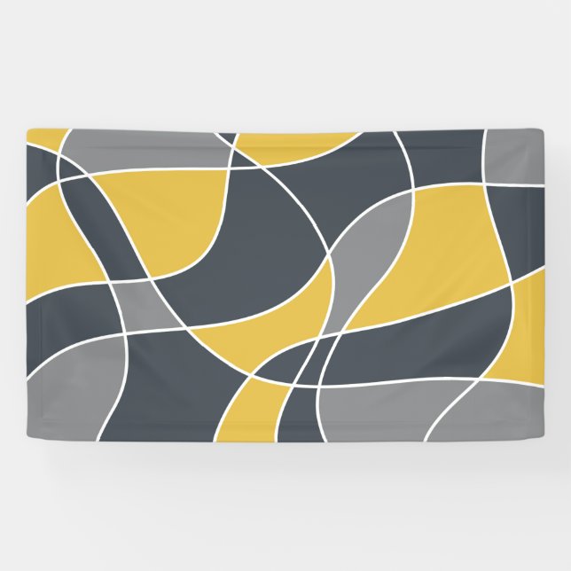 Banderoles Abstract, modern, geometric, trendy pattern (Horizontal)