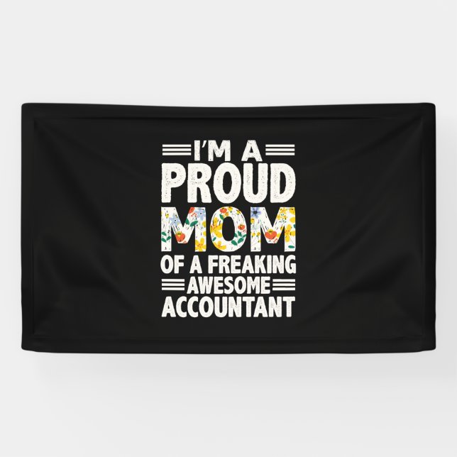 Banderoles Accountant Gift | A Freaking Awesome Accountant (Horizontal)
