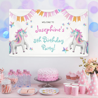 Banderoles Accueil de la soirée Anniversaire de enfant de la