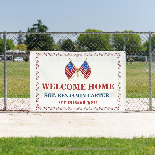 Banderoles Accueil États-Unis Drapeau Militaire Marine (Insitu)