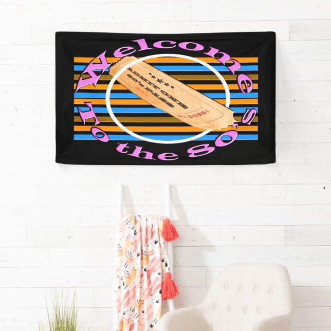 Banderoles Admettre un ticket - dans les années 80 (En situation)