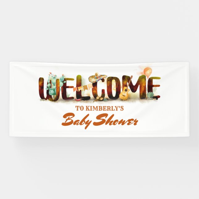 Banderoles Affiche de bienvenue mexicaine Pour toute occasion (Horizontal)