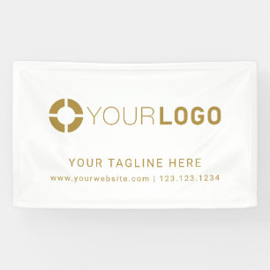 Banderoles Affiche des événements du logo de la société perso