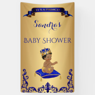 Banderoles Afro-Américain Prince Royal Blue Gold
