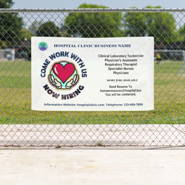 Banderoles Aide Location Recherchée Entreprise Personnaliser  (En situation)