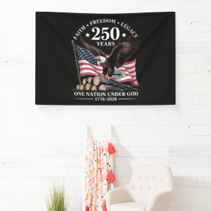 Banderoles Aigle 250e anniversaire États-Unis
