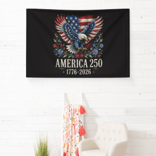 Banderoles Aigle Américain 250e Anniversaire