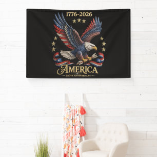 Banderoles Aigle du 250e anniversaire américain