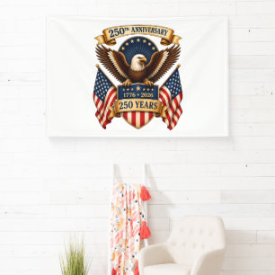 Banderoles Aigle du 250e anniversaire de l'Amérique