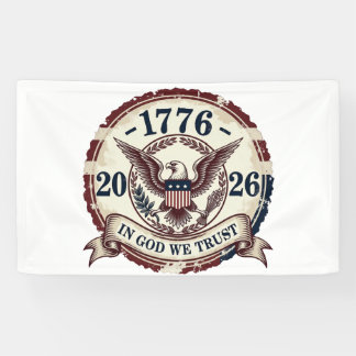 Banderoles Aigle Vintage 1776 Badge Drapeau Patriotique