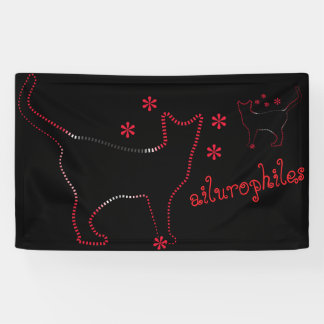Banderoles ailurophiles Amoureux de les chats