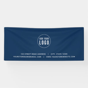 Banderoles Ajouter une adresse de logo Site Web Couleur perso