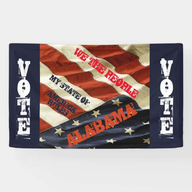 BANDEROLES ALABAMA  (Horizontal)