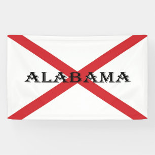 Banderoles Alabama et le drapeau