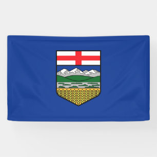 Banderoles Alberta Drapeau Canada symbole de province