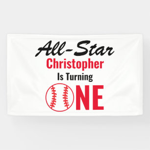 Banderoles All Star Baseball 1er anniversaire