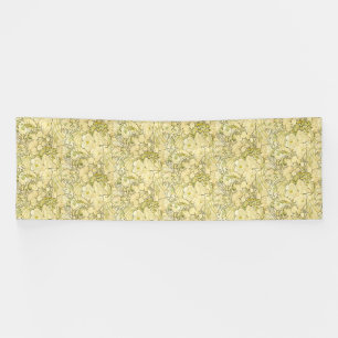 Banderoles Alphonse Mucha Pivoines Motif Floral Art Nouveau