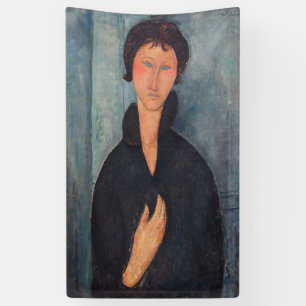 Banderoles Amedeo Modigliani - Femme aux yeux bleus