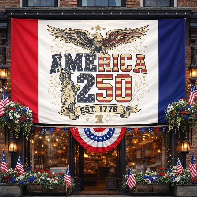 Banderoles America 250 Anniversary Design (Créateur téléchargé)
