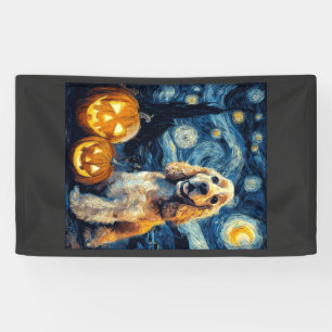 Banderoles American Cocker Spaniel Chien Mignon Halloween Jac