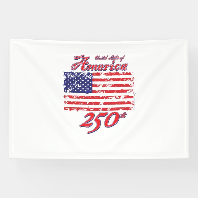 Banderoles Amérique 250 (Horizontal)