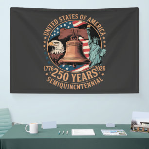 Banderoles Amérique 250 Ans