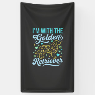 Banderoles Amoureux de Golden Retriever Motif Crâne Halloween