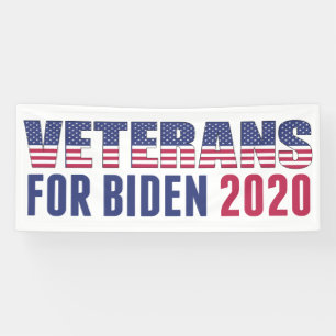 Banderoles Anciens combattants de Biden 2020