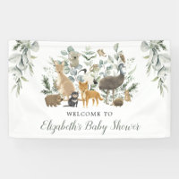 Animaux australiens Vert Sauge Bienvenue Bébé Neut