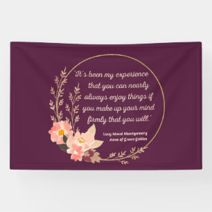 Banderoles Anne Of Green Gables Citation I - Style mignon