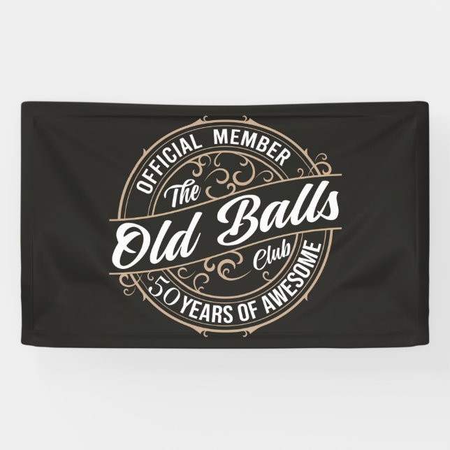 Banderoles Anniversaire 50 Ans Incroyable (Horizontal)