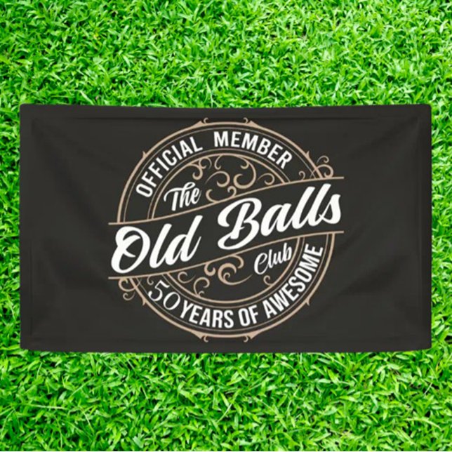 Banderoles Anniversaire 50 Ans Incroyable ( The goal is to have a banner that people stop, read, laugh at, and remember long after the party )