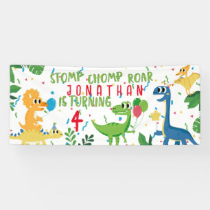 BANDEROLES ANNIVERSAIRE DE DINOSAUR