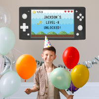 Anniversaire de enfant de contrôleur de jeu vidéo