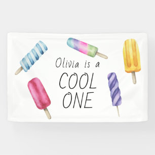 Banderoles Anniversaire de enfant de glace Popsicle