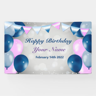 Banderoles Anniversaire de la fête Vinyl Banner, 3' x 5'