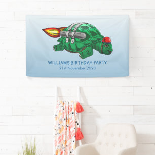 Banderoles Anniversaire de la Tortue Fusée
