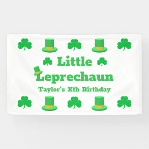 Banderoles Anniversaire de Little Leprechaun