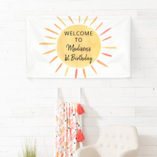 Banderoles Anniversaire de Little Sunshine Boho