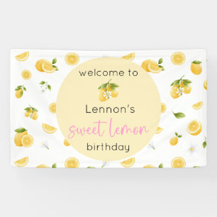 Banderoles Anniversaire du citron doux