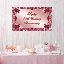 Anniversaire du Mariage Ruby 40h