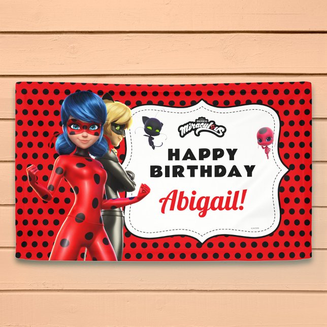 Banderoles Anniversaire Miraculé de Ladybug et de Cat Noir (Créateur téléchargé)