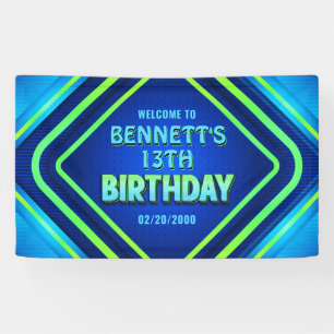 Banderoles Anniversaire Neon