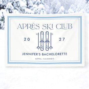 Banderoles Apres Ski Club Winter Ski Bachelorette Party