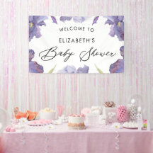 Aquarelle Iris Floral Spring Garden Affiche de bie