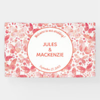 Aquarelle papillon rose